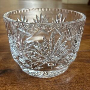 Hand-cut Crystal Heavy 6" Bowl Made In Hungary; 24% Lead